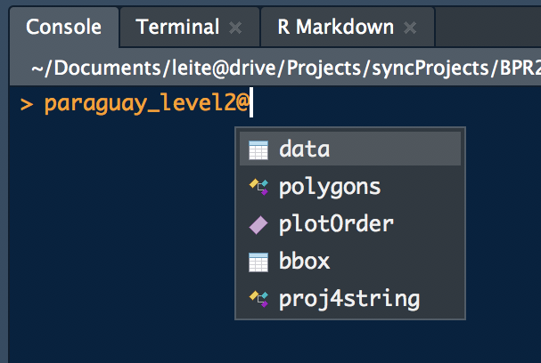 RStudio screenshot